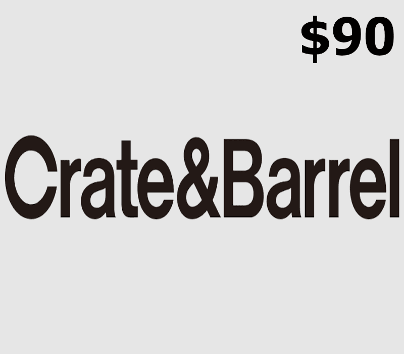 Crate and Barrel USD 90 Gift Card US