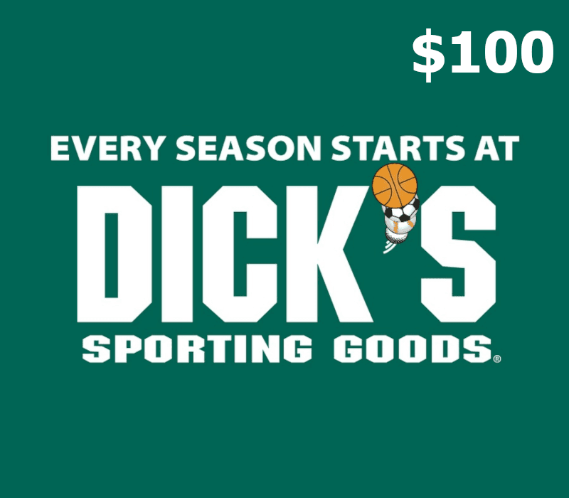 Dicks Sporting Goods $100 Gift Card US