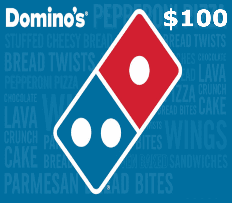 Domino's Pizza $100 Gift Card US