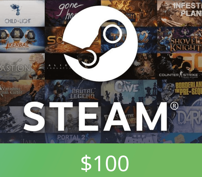 Steam Wallet Top-Up $100 (Direct)