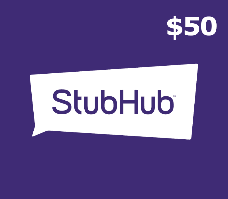 StubHub $50 Gift Card US
