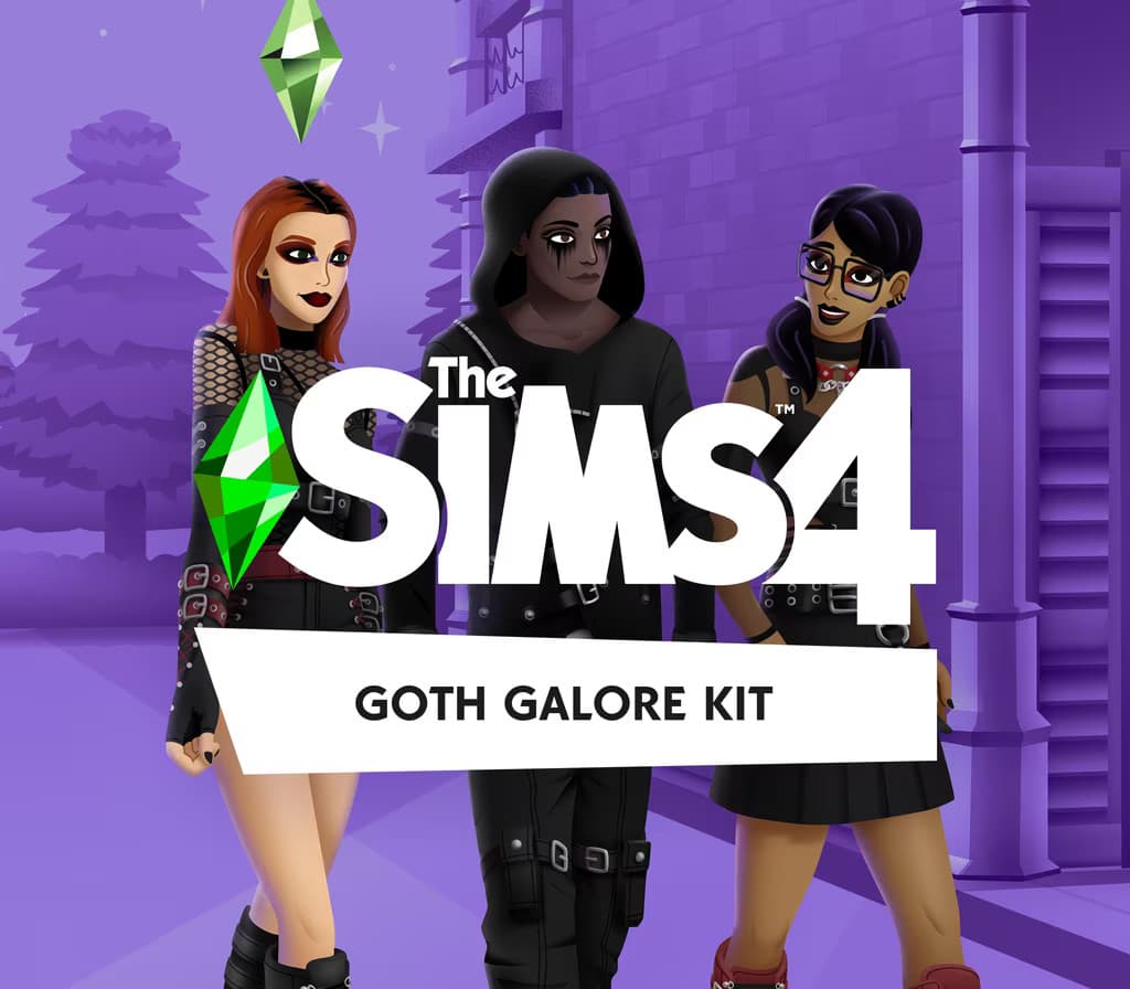 The Sims 4 - Goth Galore Kit DLC EU PC EA App CD Key