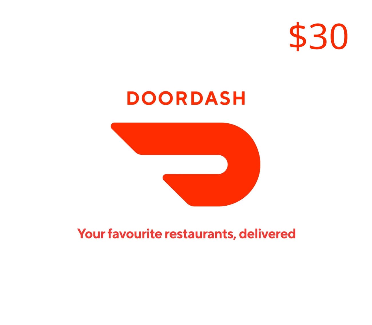 DoorDash $30 Gift Card US