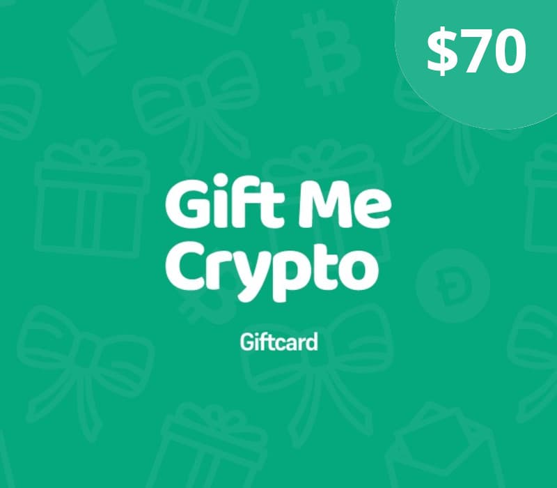 Gift Me Crypto $70 Gift Card