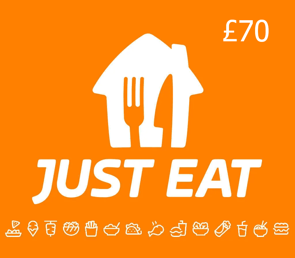 Just Eat £70 Gift Card UK