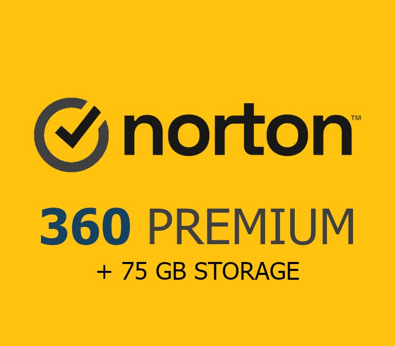 Norton 360 Premium EU Key (1 Year / 10 Devices) + 75 GB Cloud Storage