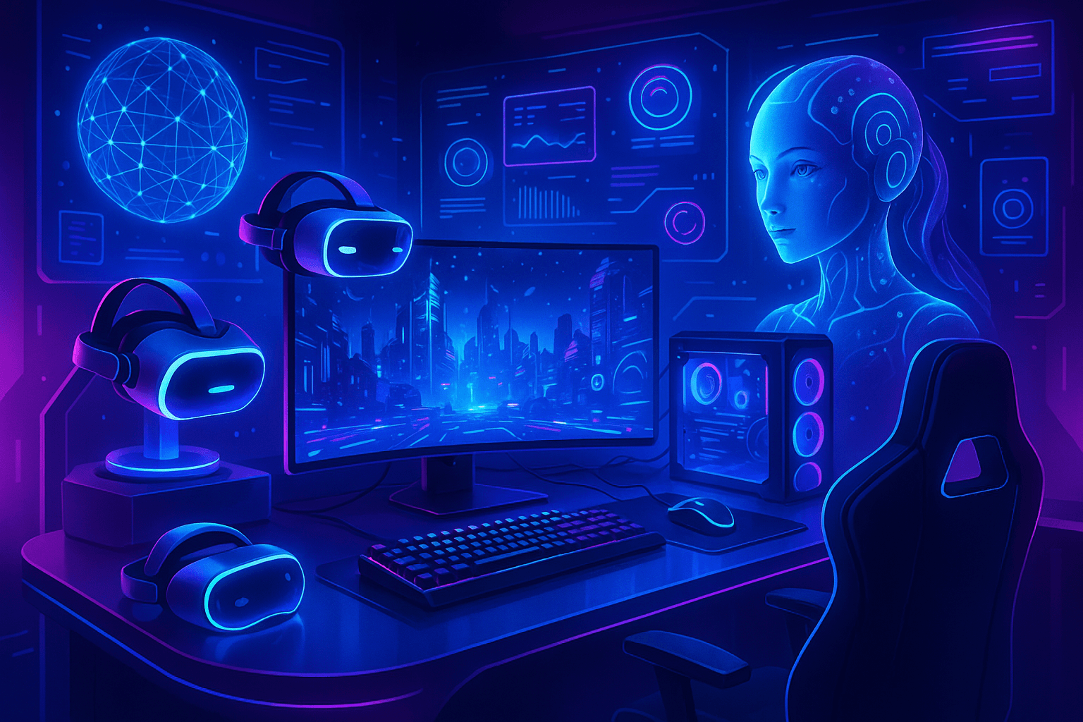 Como a Inteligência Artificial Transformará os Videogames em 2026