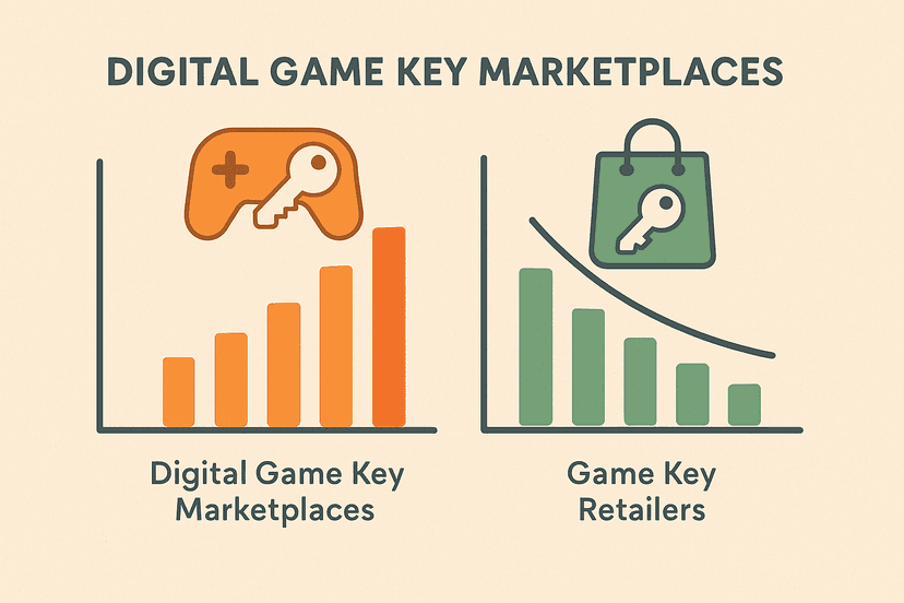 Comparación de plataformas de claves de juegos digitales