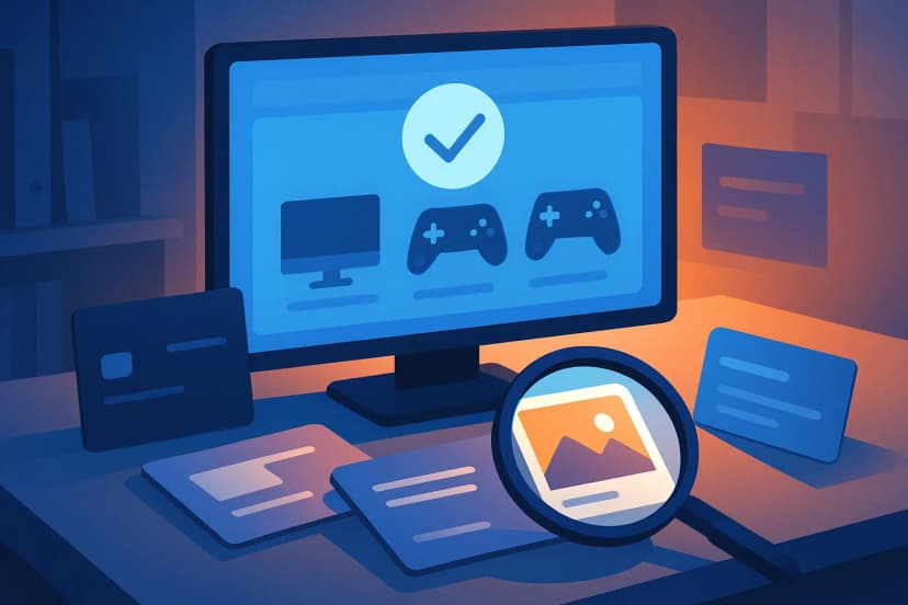 Comprobación de plataforma y edición antes de comprar un juego digital