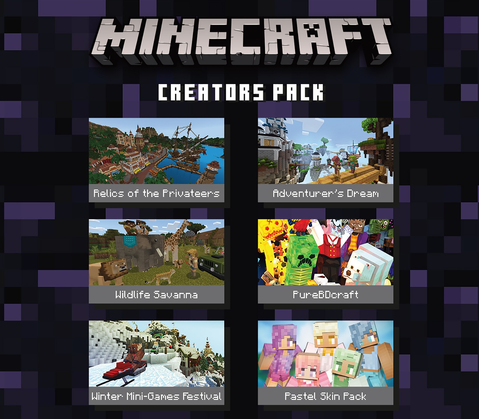 Minecraft - Creators Pack DLC EU XBOX One CD Key