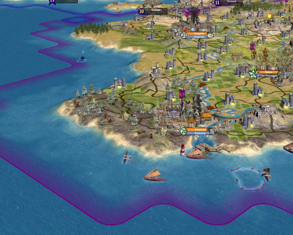 Sid Meier's Civilization IV PC Steam CD Key screenshot 2
