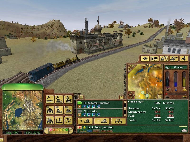 Railroad Tycoon 3 EU Steam CD Key screenshot 4