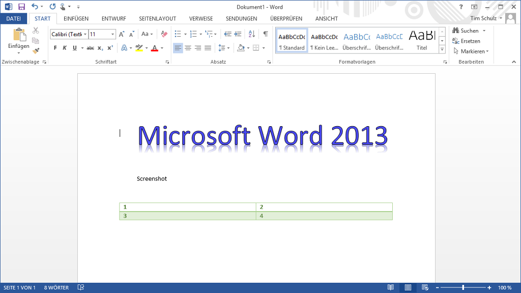 MS Office 2013 Home and Student Retail Key screenshot 1