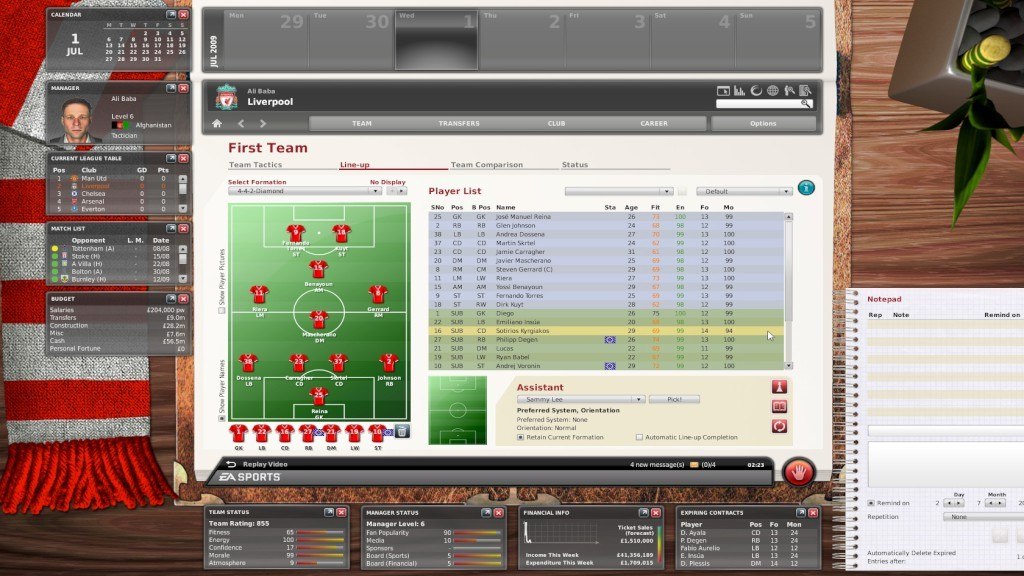 FIFA Manager 10 EA App CD Key screenshot 12