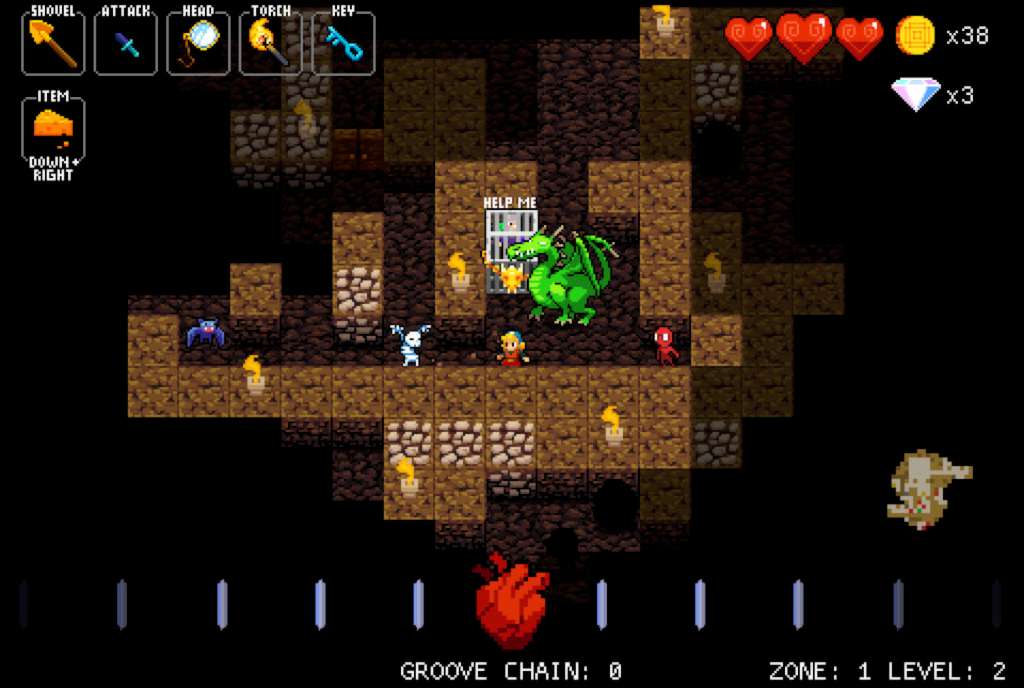Crypt of the NecroDancer GOG CD Key screenshot 1