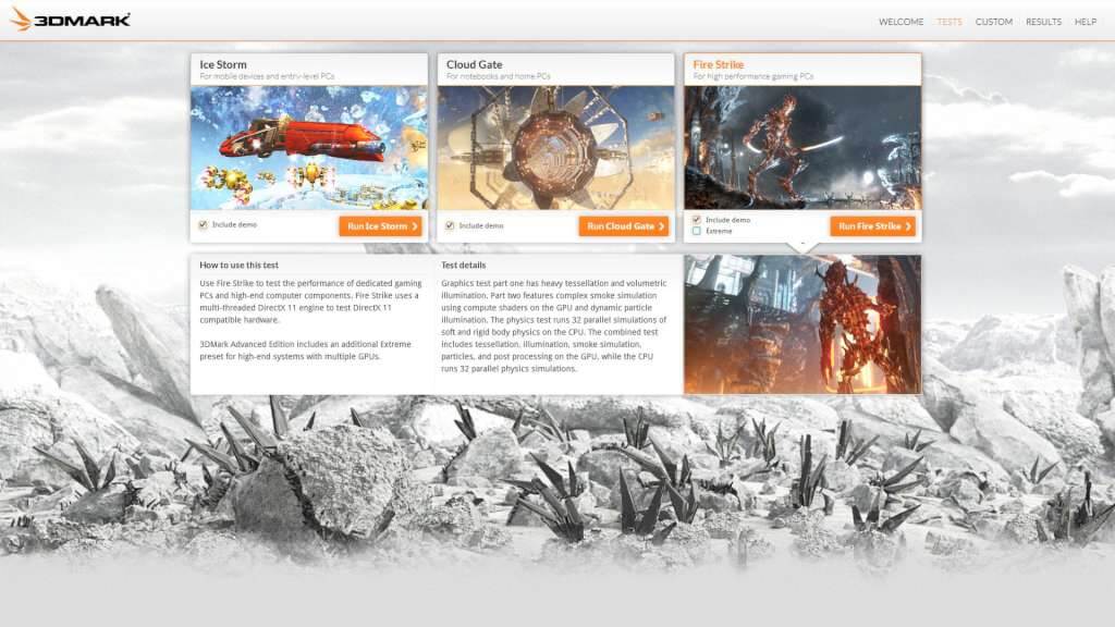 3DMark EU PC Steam CD Key screenshot 5