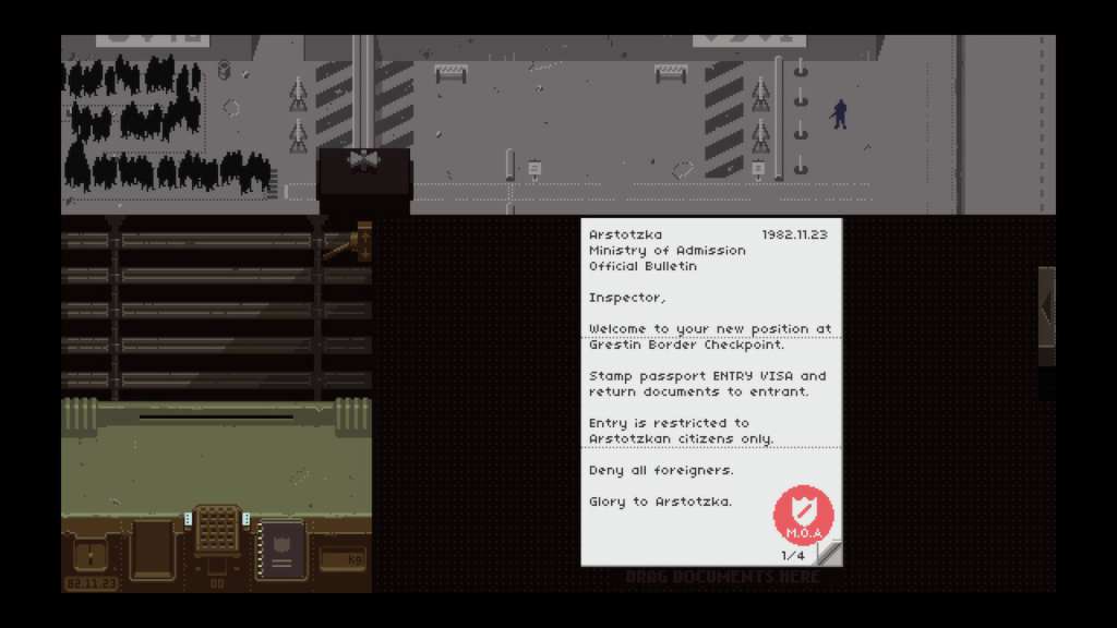 Papers, Please Steam Altergift screenshot 3
