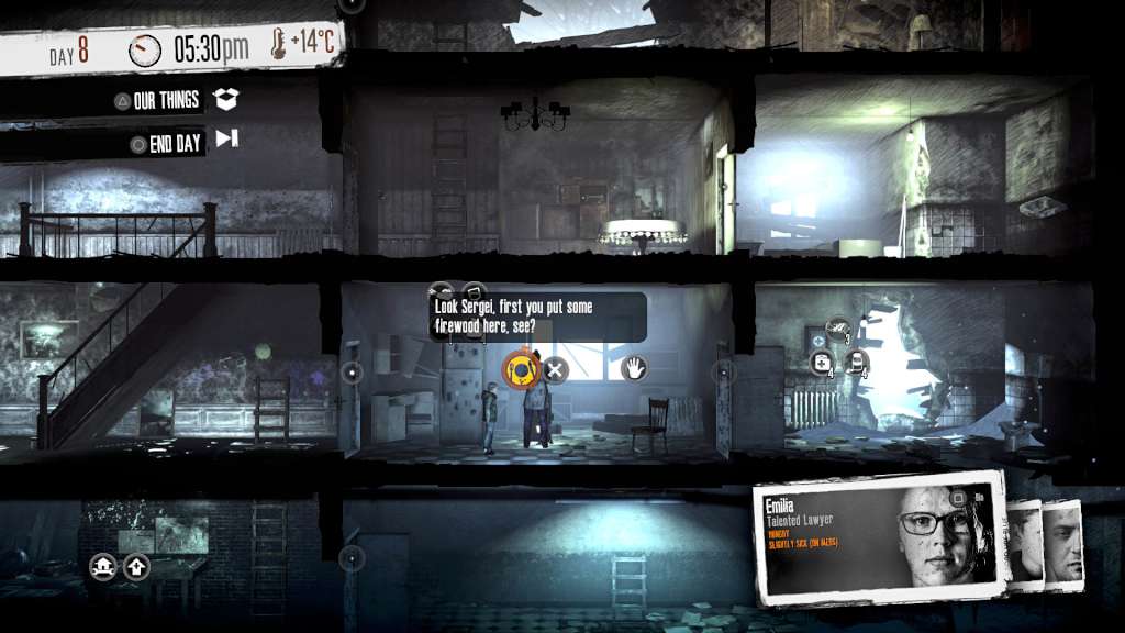 This War of Mine - The Little Ones DLC EU XBOX One CD Key screenshot 1