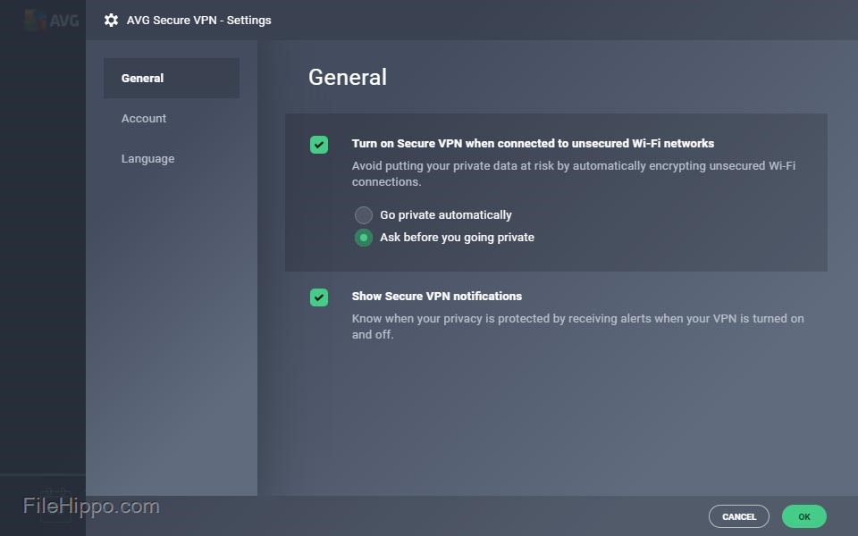 AVG Secure VPN Key (1 Year / 10 Devices) screenshot 2