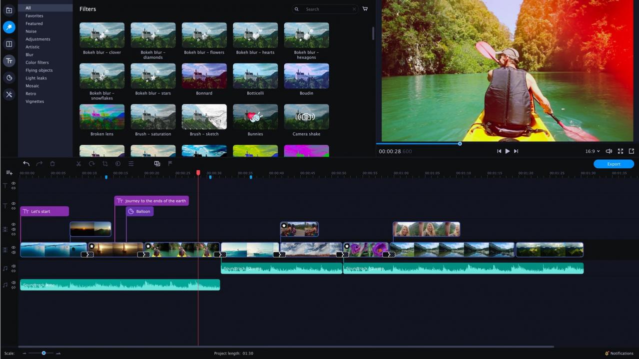 Movavi Video Editor Plus 2020 Steam CD Key screenshot 1