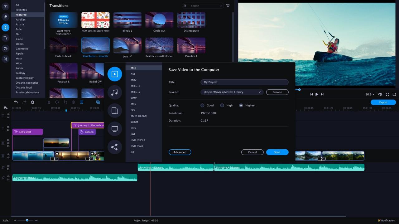 Movavi Video Editor Plus 2020 Steam CD Key screenshot 5