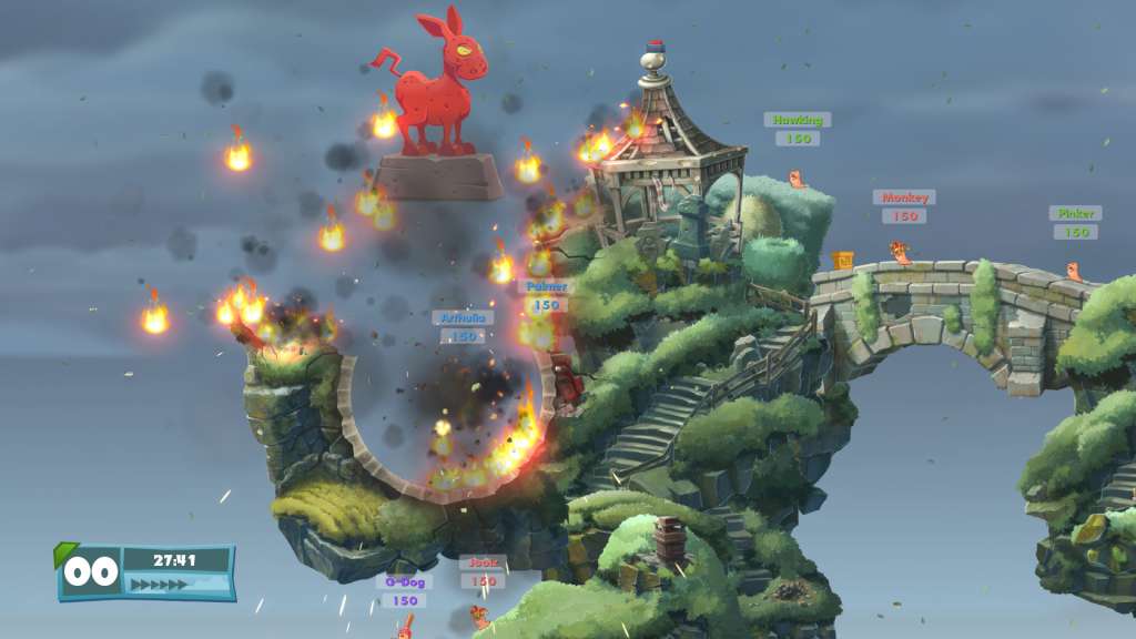 Worms W.M.D EU XBOX One CD Key screenshot 1