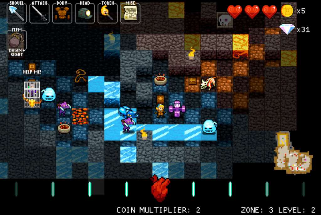 Crypt of the NecroDancer GOG CD Key screenshot 2
