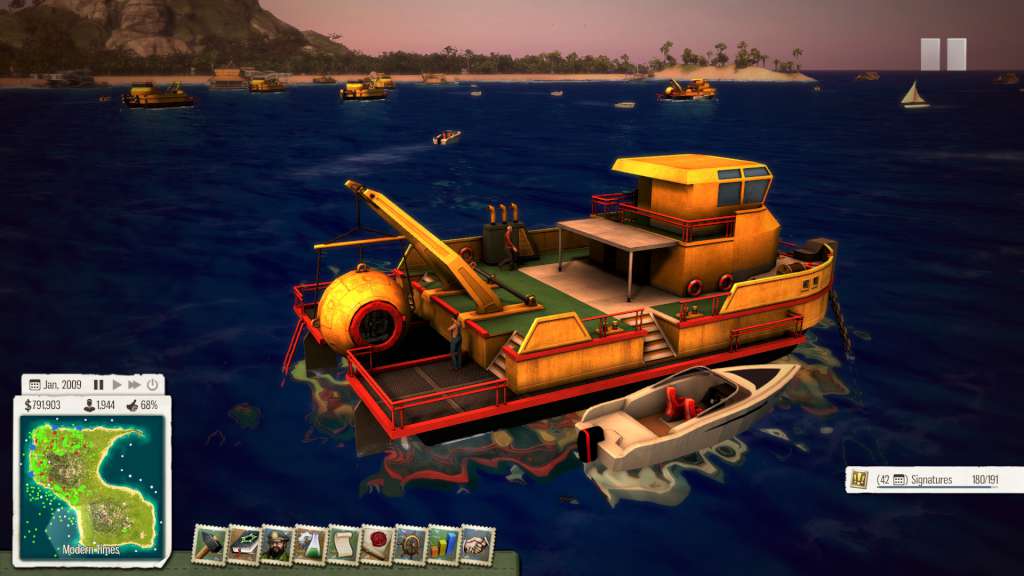 Tropico 5 - Waterborne DLC Ubisoft Connect CD Key screenshot 3