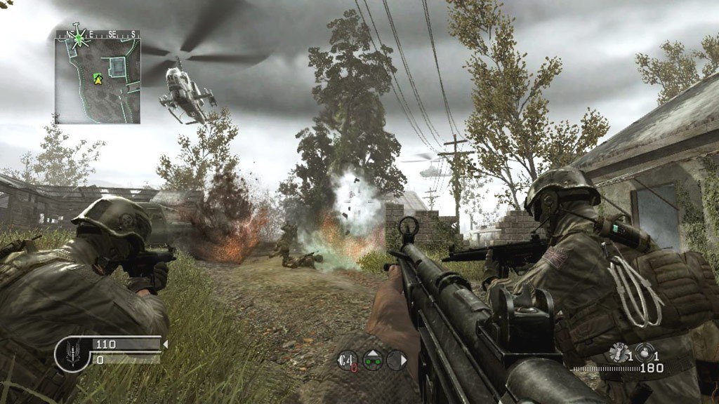 Call of Duty 4: Modern Warfare EN/DE/ES Languages Only Steam CD Key screenshot 1