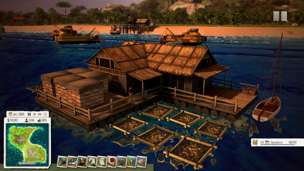 Tropico 5 - Waterborne DLC Ubisoft Connect CD Key screenshot 6