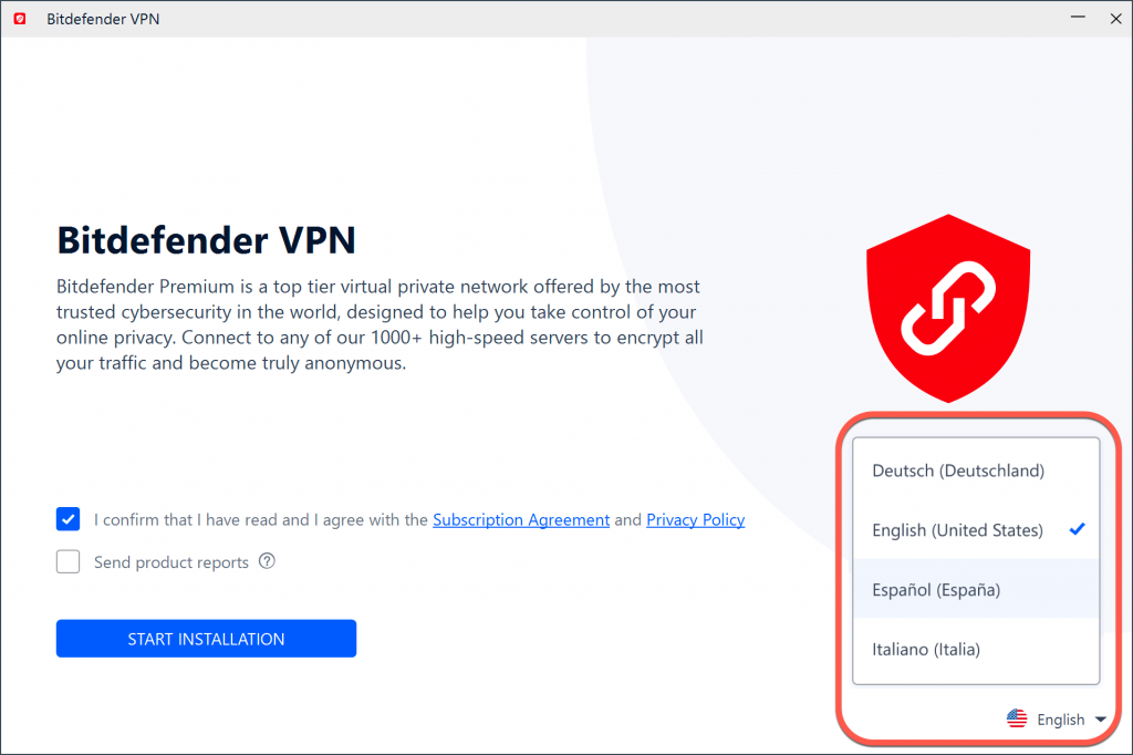 Bitdefender Premium VPN 2025 Key (1 Year / 10 Devices) screenshot 1