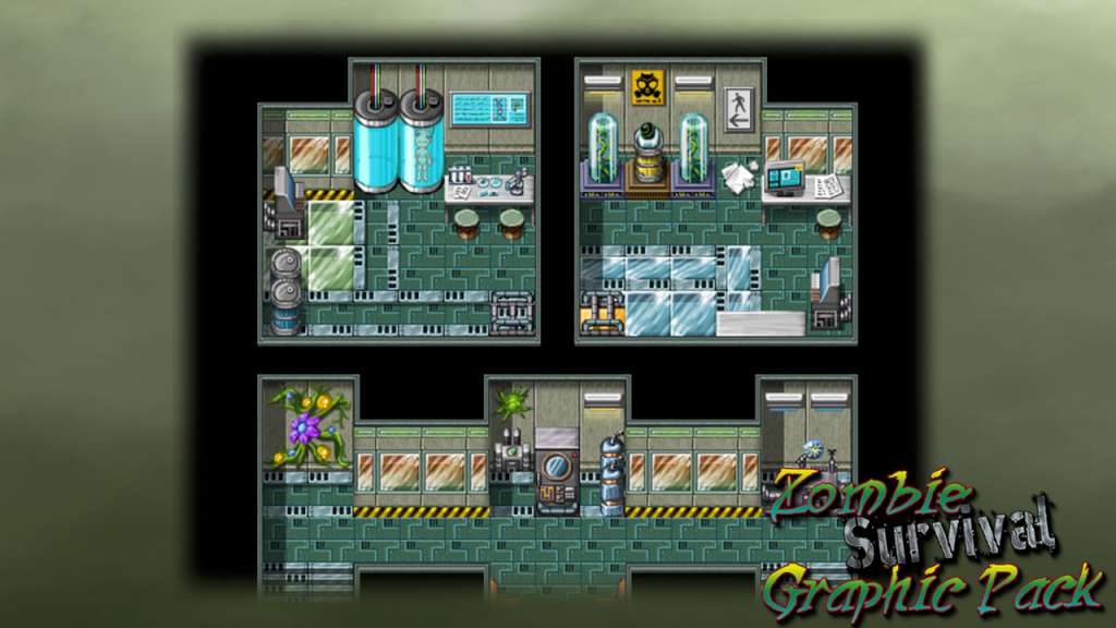 RPG Maker: Zombie Survival Graphic Pack Steam CD Key screenshot 2