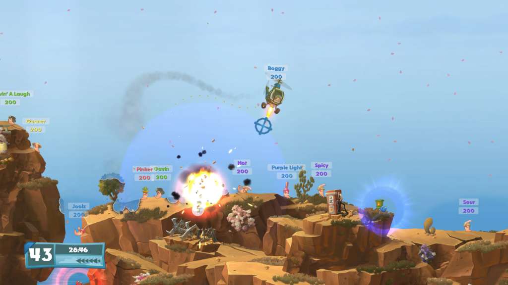 Worms W.M.D EU XBOX One CD Key screenshot 4