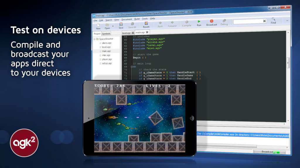 App Game Kit 2: Easy + Instant Game Development Steam CD Key screenshot 4