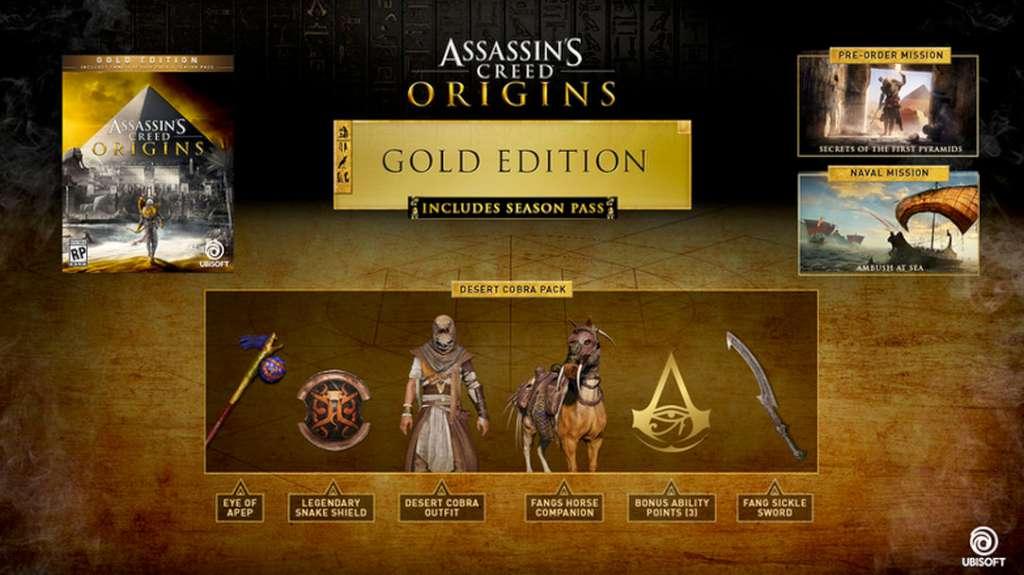 Assassin's Creed: Origins Gold Edition US PC Ubisoft Connect CD Key screenshot 1
