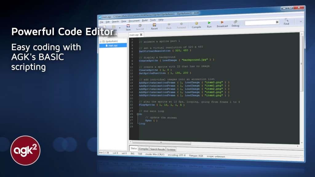 App Game Kit 2: Easy + Instant Game Development Steam CD Key screenshot 5