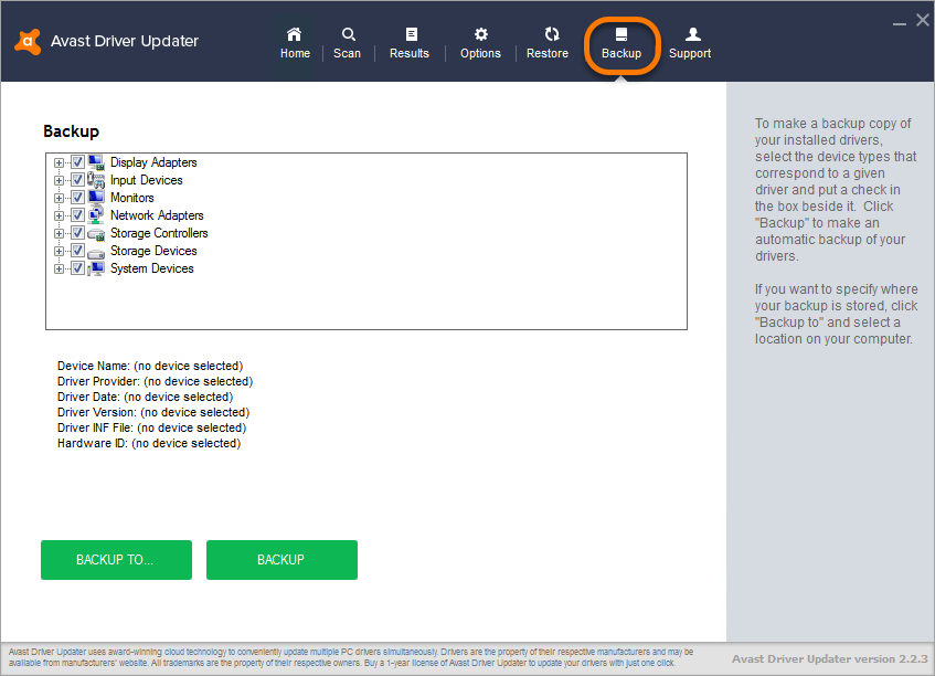 AVAST Driver Updater Key (1 Year / 1 PC) screenshot 1