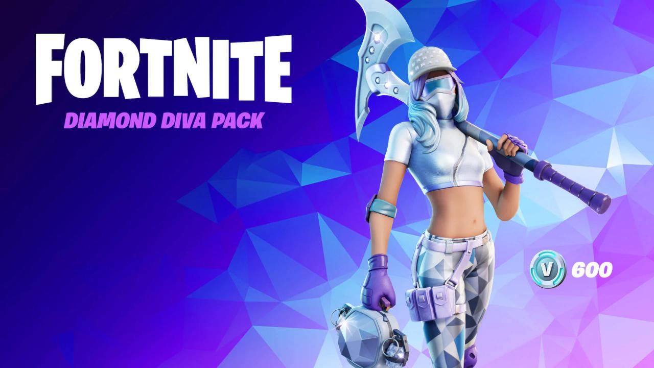 Fortnite - The Diamond Diva Pack DLC ZA XBOX One / Xbox Series X|S CD Key screenshot 1