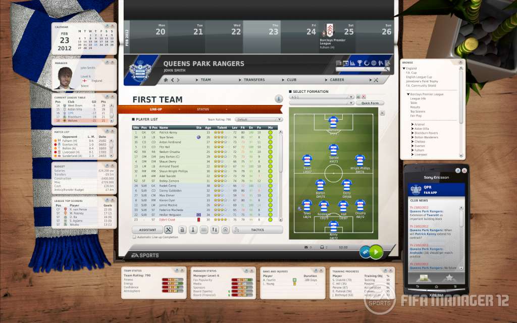 FIFA Manager 12 PC EA App CD Key screenshot 9