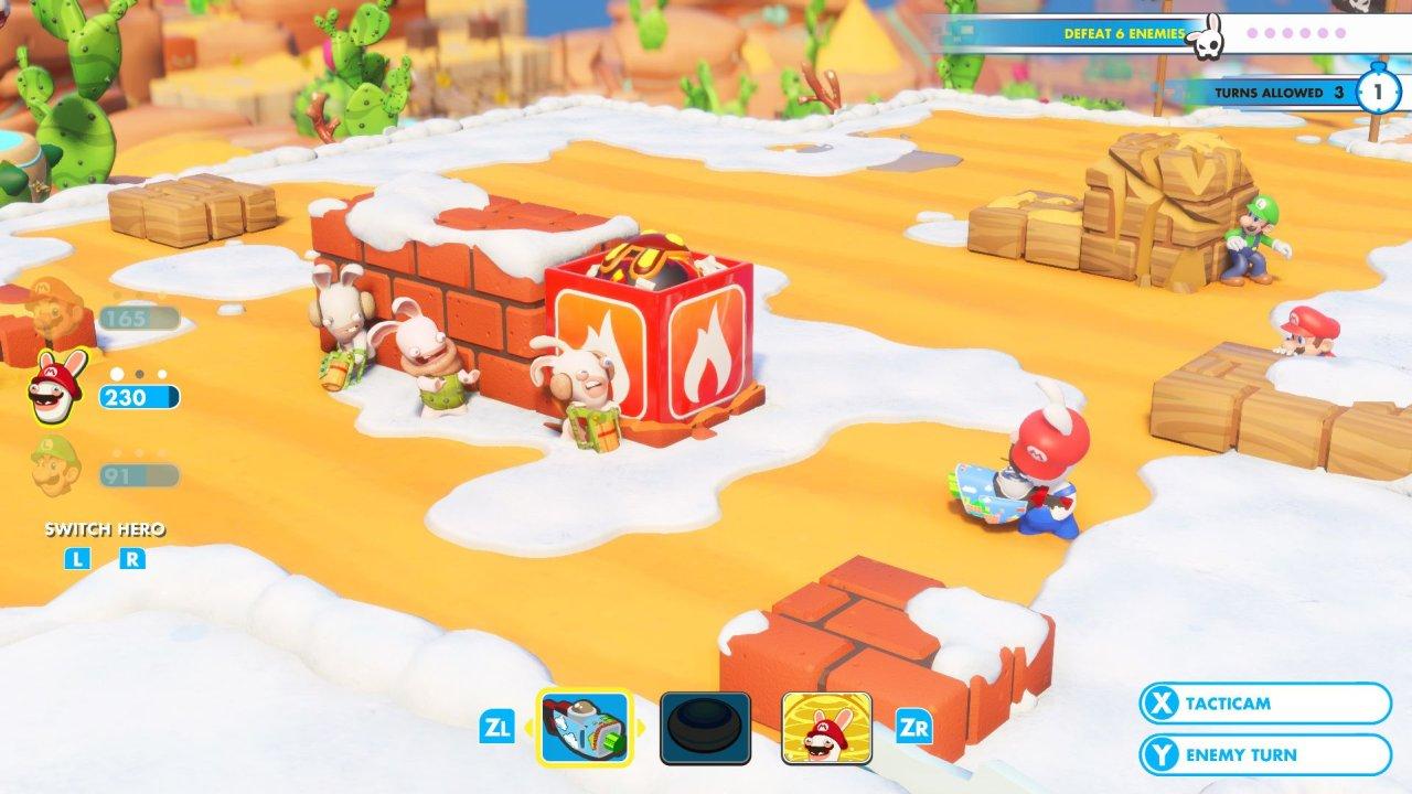 Mario + Rabbids: Kingdom Battle EU Nintendo Switch CD Key screenshot 1