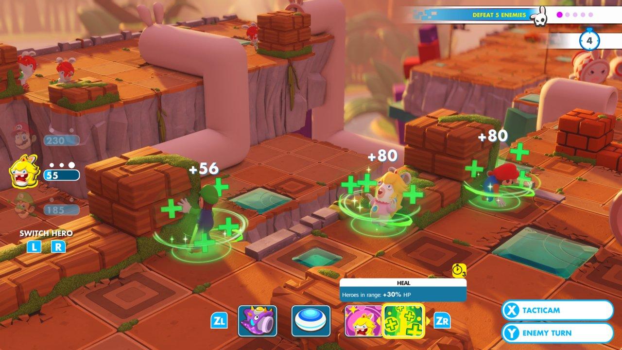 Mario + Rabbids: Kingdom Battle EU Nintendo Switch CD Key screenshot 4
