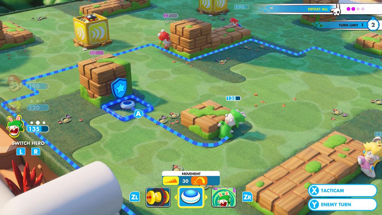 Mario + Rabbids: Kingdom Battle EU Nintendo Switch CD Key screenshot 5