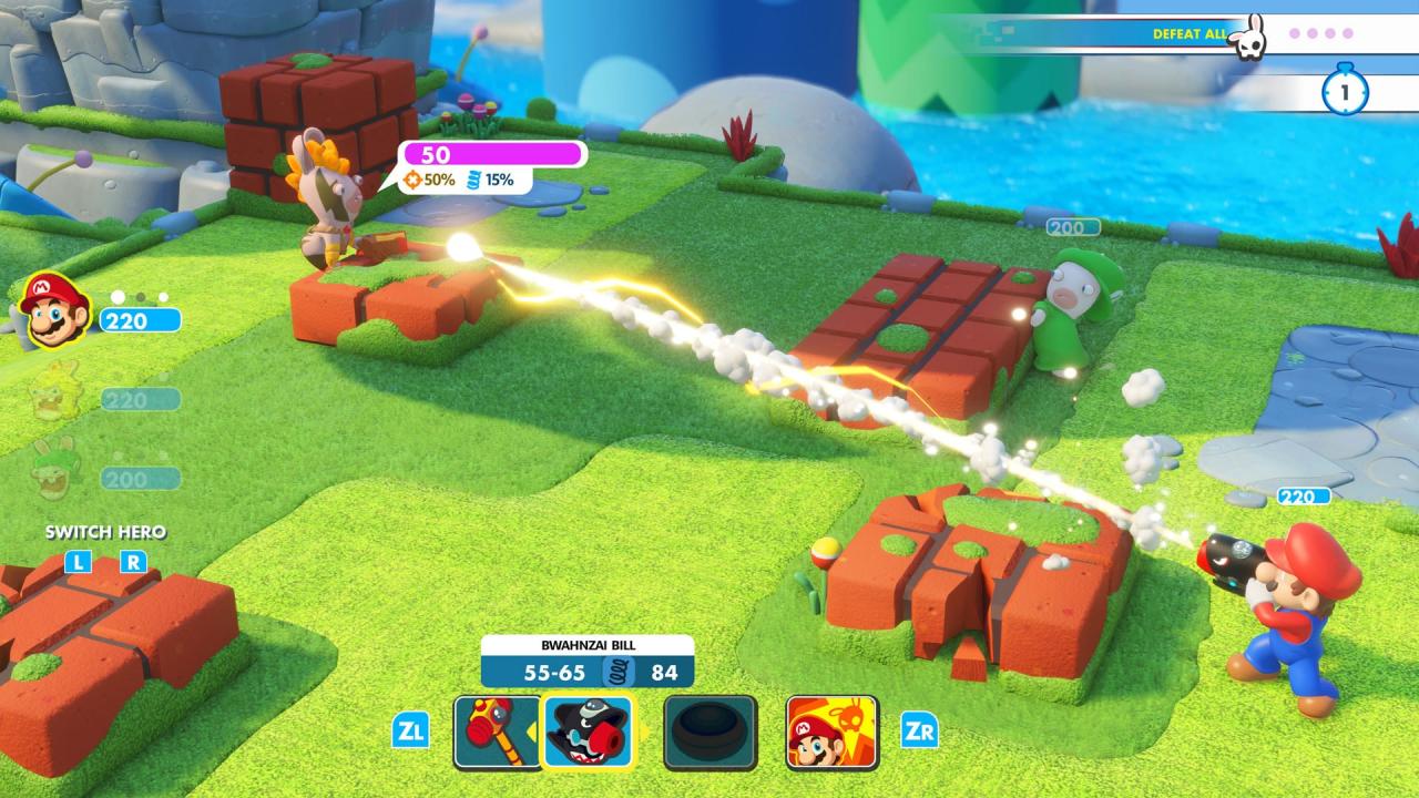Mario + Rabbids: Kingdom Battle EU Nintendo Switch CD Key screenshot 6