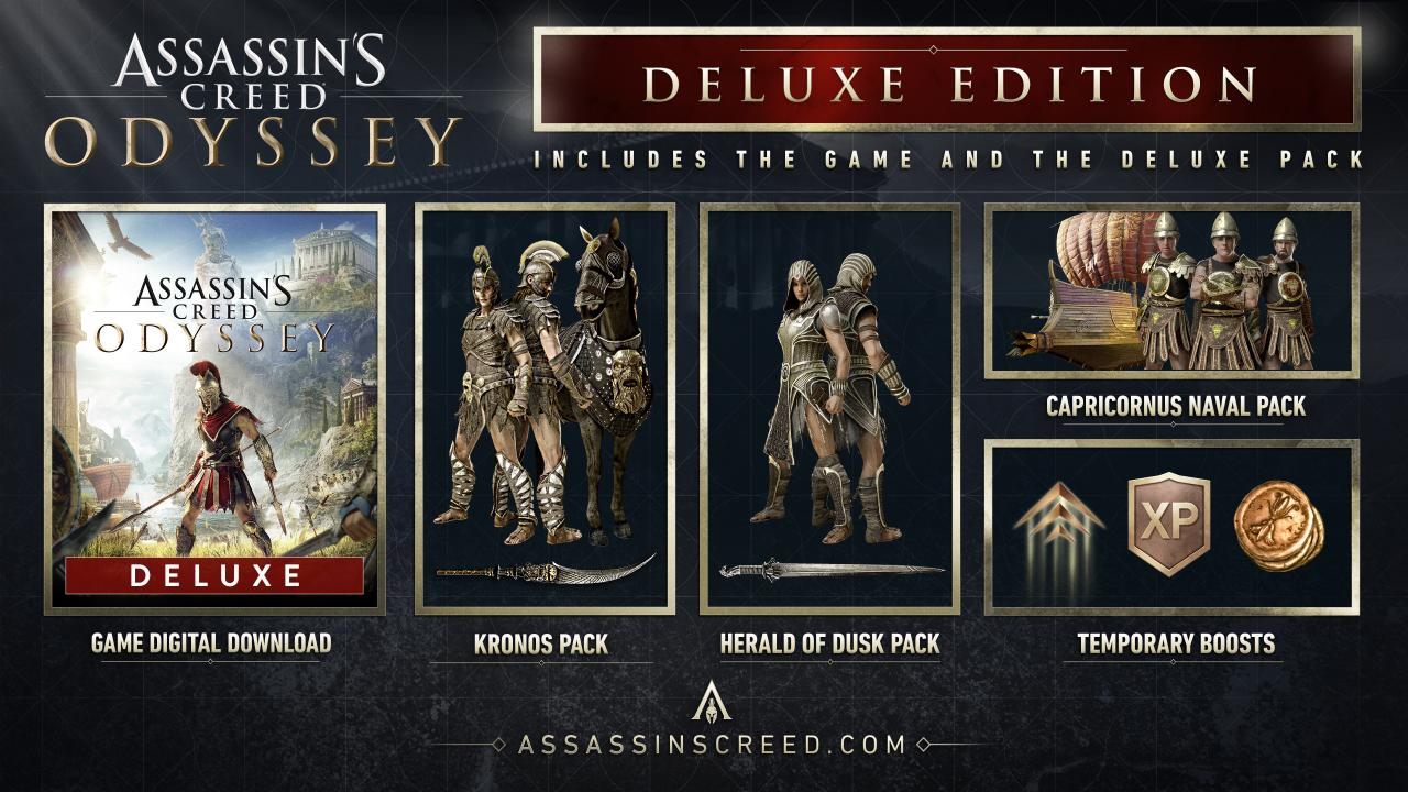 Assassin's Creed Odyssey Deluxe Edition EU PC Ubisoft Connect CD Key screenshot 1