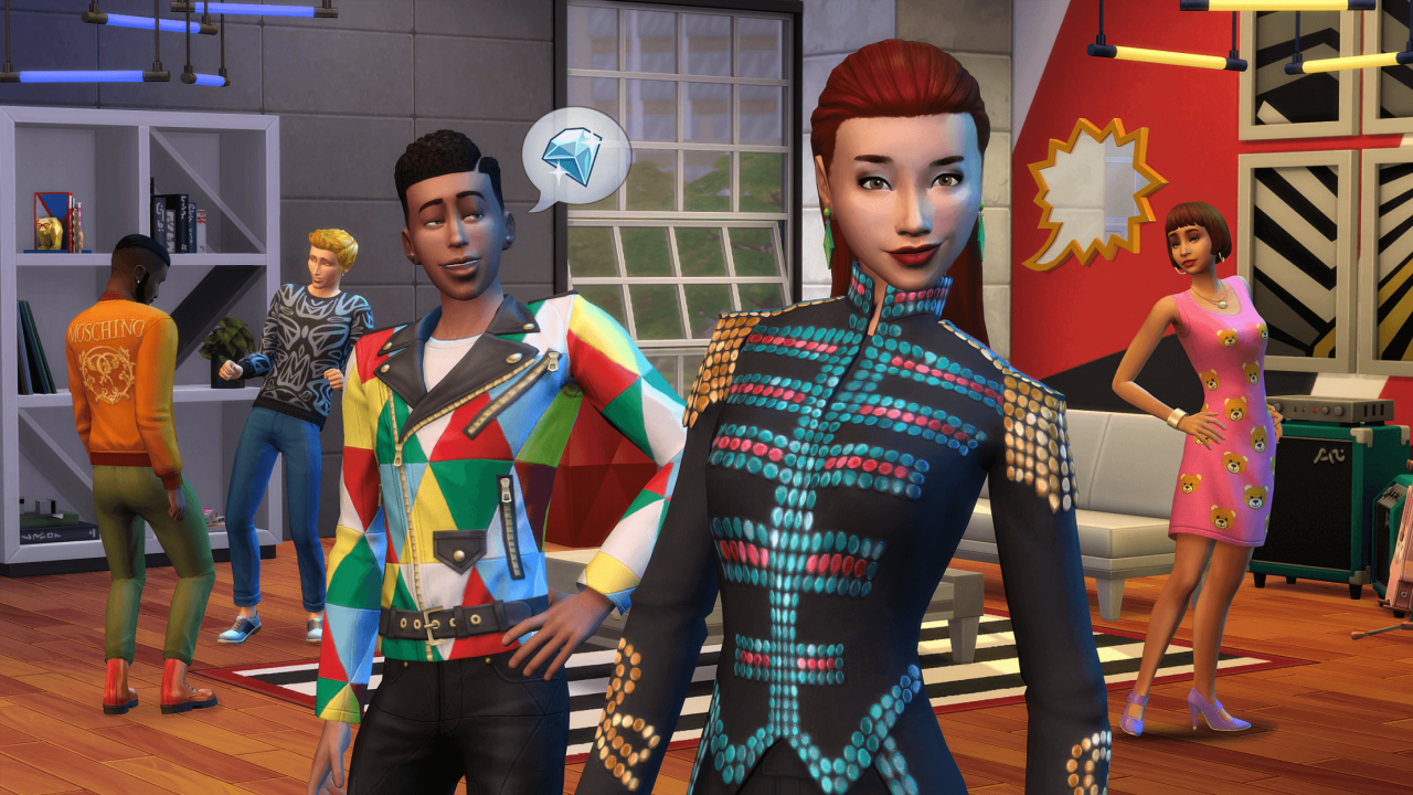 The Sims 4 - Moschino Stuff DLC PC EA App CD Key screenshot 2