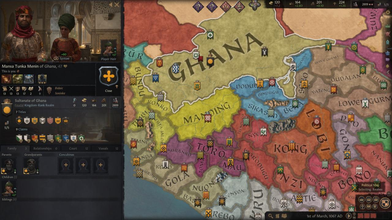 Crusader Kings III EU PC Steam CD Key screenshot 1
