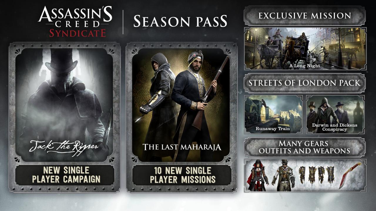 Assassin's Creed Syndicate - Season Pass CA XBOX One / Xbox Series X|S CD Key screenshot 1