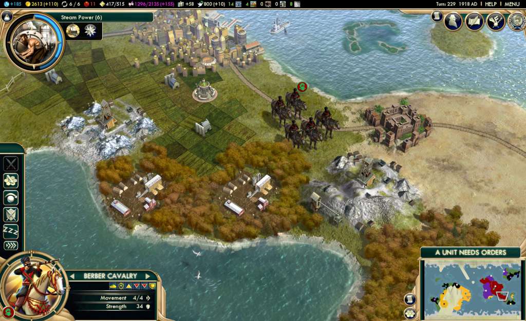 Sid Meier's Civilization V Gold Edition Steam CD Key screenshot 5