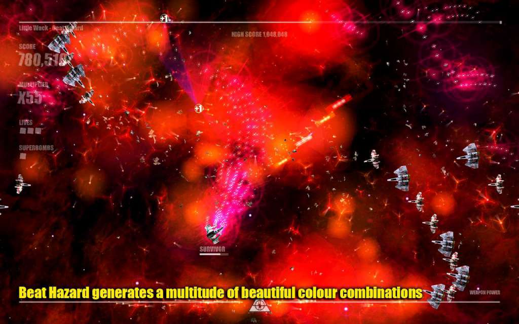 Beat Hazard + Ultra DLC + iTunes unlock Steam CD Key screenshot 6