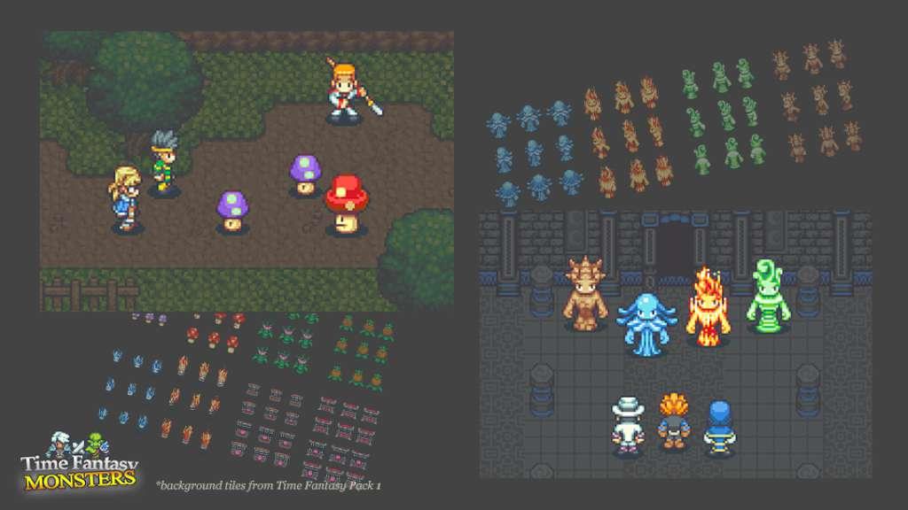 RPG Maker VX Ace - Time Fantasy - Monsters Steam CD Key screenshot 2